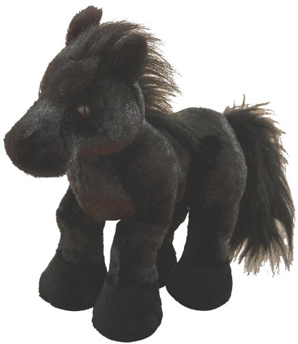 Webkinz Black Stallion Friesian Horse