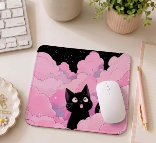 Image of Mouse Pad for Laptop & Desktop | 9x7 Inch Anti-Fray Stitched Edges | Non-Slip Rubber Base | Desk Setup Accessory for Students, Gamers & Professionals (Aligator)
