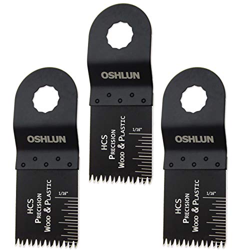oshlun mmr-1003 1-1/3 Zoll Präzision Japan HCS oszillierendes Werkzeug Klinge für Rockwell Sonicrafter, 3er Pack, MMR-1003 Cover