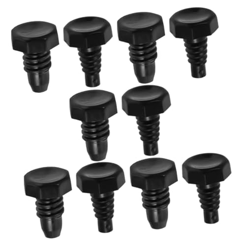 JUMPLAWN 10stücke Teiliges Aus Schwarzen Kunststoff-Tail-schützern Für Billard Und Snooker-stöcke Langlebig Und Schützend Für Einsatz Zu Hause Unverzichtbares Zubehör Für Jeden