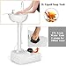 Giantex Portable Camping Sink with Soap Dispenser and Towel Holder, 19L Water Capacity with Rolling Wheels and Foot Pump for Outdoor Events, Gatherings, Camping, Portable Hand Wash Basin Stand