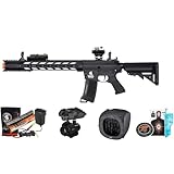 Lancer Tactical Gen 2 SPR Interceptor M4 GEN 2 Polymer with Red Dot & PEQ Box- High Speed Mid Mag (Speed Loader Included)