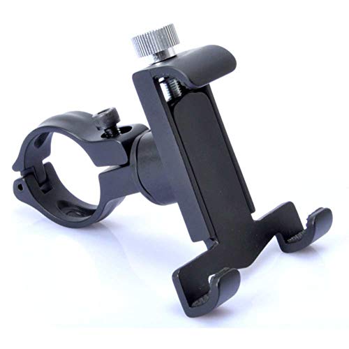 EAGWELL Universal Bicycle Phone Holder Adjustable Holds Phones from 4.0 - 6.5 Inch Phone Mount Fit for iPhone Xs/XS Max, XR, X, 8/8 Plus, Galaxy S9, Black
