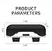 GDQ Sunglass Holder for Car Visor Clip Glasses Case Car Sunglasses Case for Car Sun Visor Glasses Storage Box Car Sunglass Holder Car Visor Accessories Universal for SUV Sedan Truck (Black)