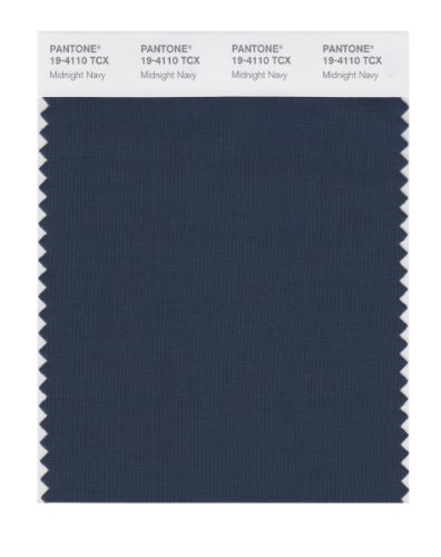 PANTONE Smart 19-4110X Color Swatch Card, Midnight Navy