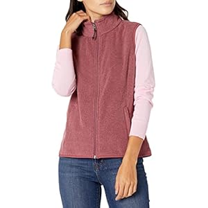 Amazon Essentials Women’s Classic-Fit Sleeveless Polar Soft Fleece Vest (Available in Plus Size)