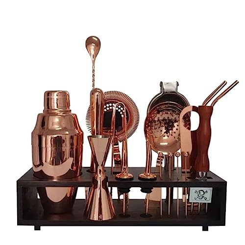 Set coctelera bartender acero inoxidable 20 piezas miniatura 1