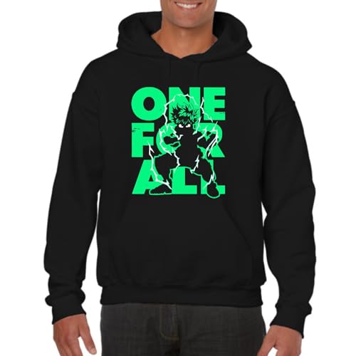 the Fan Tee Sudadera de Hombre My Hero Academia Deku Plus Ultra Boku no Hero Anime Manga 005 S