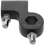 MAGICLULU Bass Drum Beater Holder Clip Black Drum Mallets Bracket Rack Foot Pedal Accessories