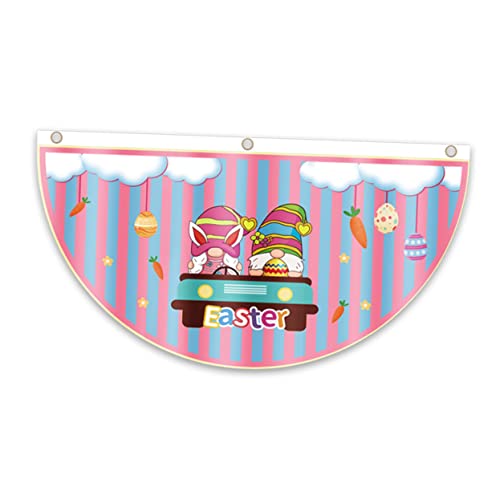 Drapeaux de jardin de Pâques en forme de fanon résistant lot 10