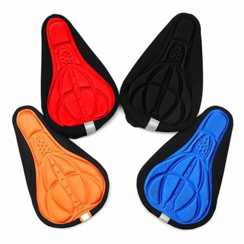 Capa Gel Para Banco Selim de Bicicleta Bike Almofada Forro (Vermelho)