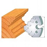  Leman - Jeu de 2 fers profilés acier Ht. 50 mm N°275 1/4 de rond et congé 4-8 et 10 mm - 855.275 - Leman