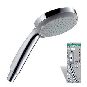 hansgrohe Duschkopf Croma 100 (Regendusche, 4 Strahlarten), chrom