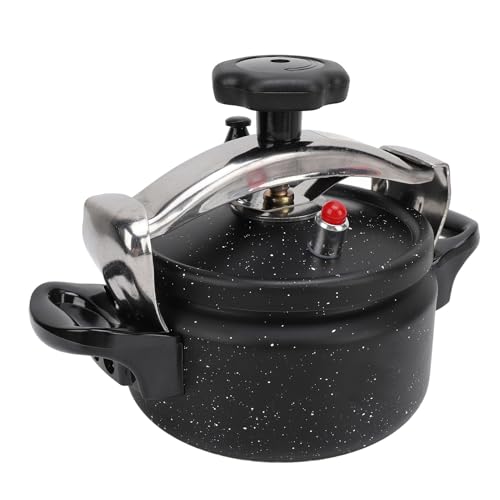 TOPINCN Presiones de Aleación de Aluminio Ollas de Cocción, Presiones de Estufa de Estufa Pot con 2 Manijas, Utensilios de Cocina de Manija a Presión con Fondo Compuesto para la Estufa de (3L)