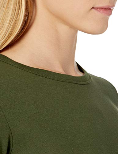 Image of Amazon Essentials Women's Slim-Fit Short-Sleeve Crewneck T-Shirt, Pack of 2