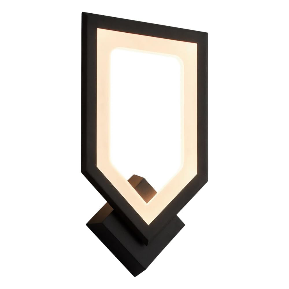 Oxygen 3-59-15 Aegis LED 16 Inch Dimmable Bathroom Wall Sconce | 3000K | Black | Modern Contemporary Light Fixture |