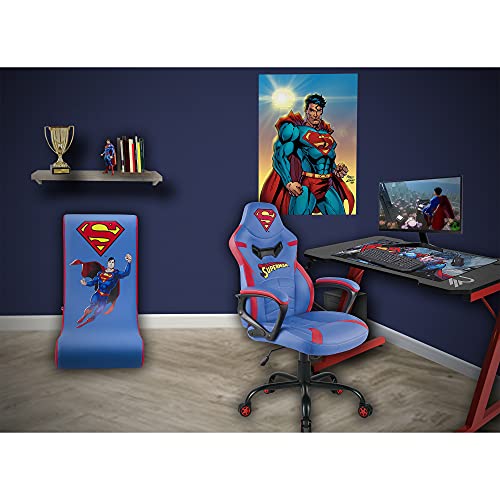 Superman - Tappetino Antiscivolo XXL 90 mms X 40 mms con Finitura In Perline - Licenza Ufficiale DC Comis - PlayStation 4 - Mousepad - Immagine 4