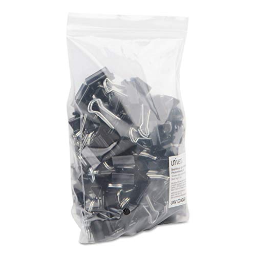 Universal Small Binder Clips Black/Silver, 144 Each (10200VP)
