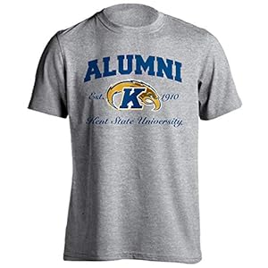 Kent State Golden Flashes Alumni Graduation T-Shirt (Athletic Heather, XL)