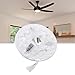 Hyuduo LED Ceiling Fan Light Module, 5.3 Inch Round LED Light Retrofit Kit with 3 Adjustable Color Temperatures, for Ceiling Fan Pendant Wall