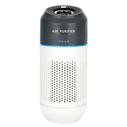 Skynew 空気清浄機 小型 車用可 花粉対策 除菌 脱臭 静音 軽量 省エネ ジェスチャー操作 AI 自動 オフィス 寝室 車 トイレ KU01