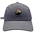 JPAK Toucan Baseball Cap Embroidered Cotton Dad Hat - Bird Zoo Gray