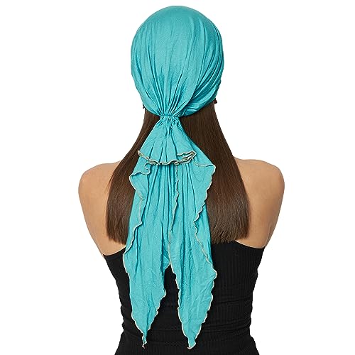 Image of The Headscarves Women Bamboo Pre Tie Scarf (HS107 Multicolor)