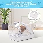Pet Feeder Rear Cover for Pet Feeder & Connect, YOIHABV Cat Feeder Cover, Help Ensure Persistent Pets Can't Access/Steal Food from The Rear of The Cat Feeder While Lid is Open