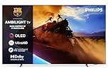 Philips 55OLED760/12, OLED-Fernseher 139 cm (55 Zoll), schwarz, UltraHD/4K, Ambilight, Tripple Tuner, 120Hz Panel (55OLED760/12)