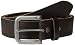Bill Adler Men's Stitched and Heat Creased Leather Belt