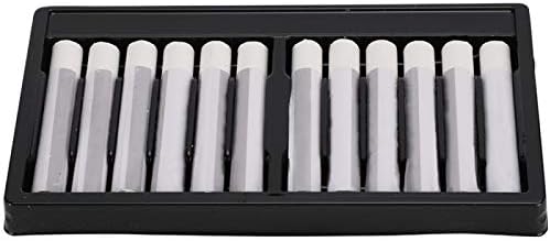 Tyenaza Oil Pastels, 12PCs White Oil Pastels Sticks Children Painting Tool Art Supply Drawing Pen Stationery White for Indoor Activities School Supplies