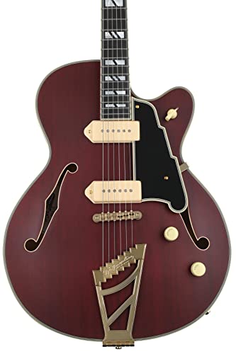 D'Angelico Deluxe 59, Satin Trans Wine