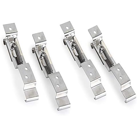4 unids Soportes de matrícula de Acero Inoxidable para camión Auto Ship Cover