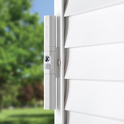 Mr. Beams MB970-WHT-01-01 Security MB970 Wireless Battery-Powered Indoor-Outdoor LED Slim Safety Light, White, 1 Pack