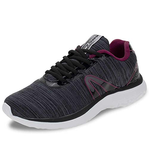 Tênis Rainha Step Preto/rosa