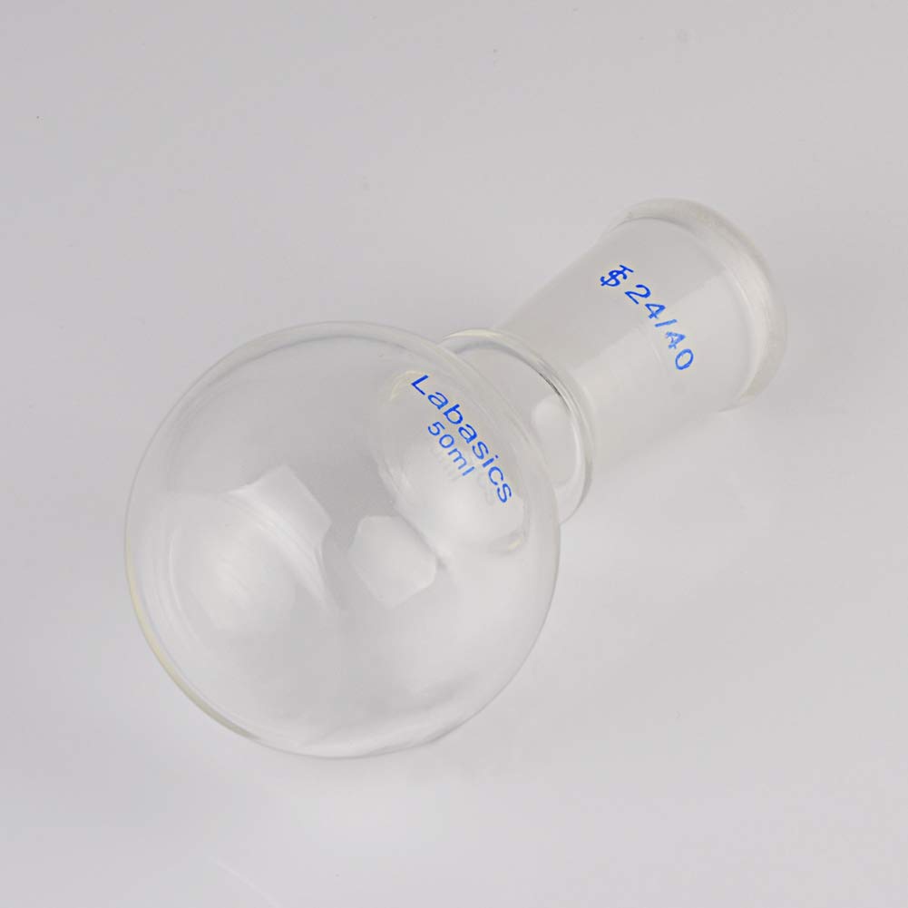 Labasics Glass 50ml Single Neck Flat Bottom Boiling Flask, with 24/40 Standard Taper Outer Joint, 50ml — Amazon image 6
