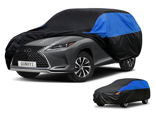Image of GUNHYI Lexus Car Cover Custom Fit Lexus RX RX300 RX330 RX350 RX400 RX450 RX500 (1997-2015) Waterproof All Weather, Lightweight Full Exterior Cover Outdoor Sun UV Rain Snow Wind Dust Protection.