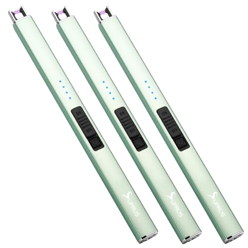 SUPRUS Rechargeable USB Arc Lighter 3-pack
