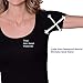 Sweatproof Undershirt for Women, Scoop Neck, Black, Armpit Sweat Pads, Stops Underarm Sweat, Sweat Proof Undergarment, Extra Large