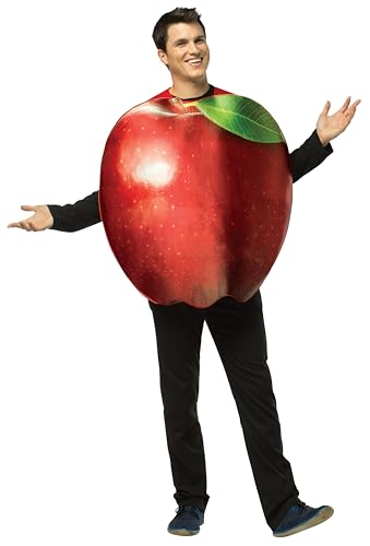 Rasta Imposta Get Real Apple Costume Red Adult One Size