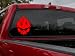 CMI352 Tengen Toppa Gurren Lagann Red Decal Sticker Die-cut Red Decal Sticker | 4.5" Wide