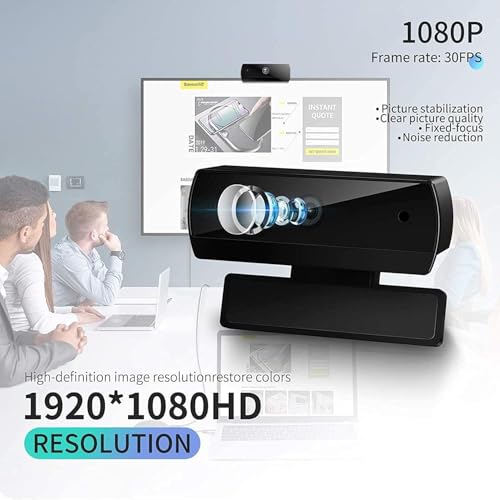 Lipzie 1080P USB Webcam with Microphone - Image 3