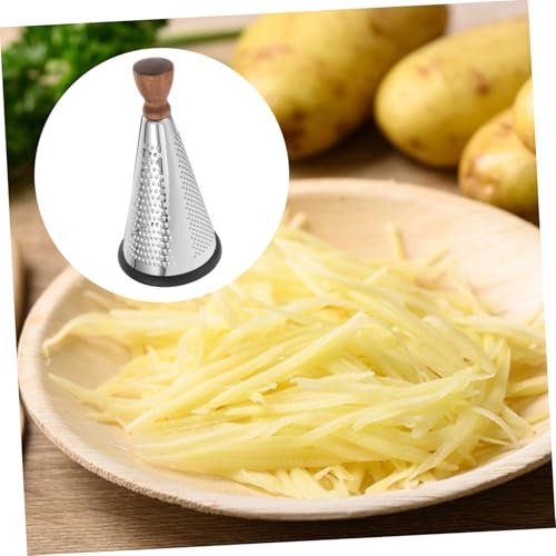 Rallador de queso de acero inoxidable con mango ergonómico miniatura 6