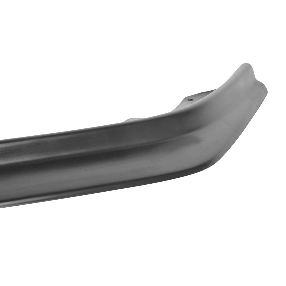 Fit 1992-1995 Honda Civic Front Bumper Lip Black PU | IKON MOTORSPORTS Front Lip Finisher Under Chin Spoiler Add On 1993 1994 product thumbnail 5