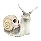 Schädel Schnecke Statue Halloween Garten Ornamente Schädel Skulptur Gothic Kreative Harz Handwerk Dekofigur Schnecke Halloween Schädel Schnecke Statue (Hellbraun)
