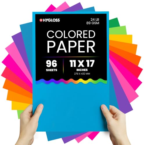 Feuilles de produits Hygloss 27,9x43,2 cm assorties 86196