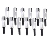 12 PCS Valve Cover Bolt Set Chrome Hex Head Stud Kit for Chevy 283 305 327 350 383 Small Block Valve Cover Bolt Set
