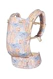 Tula Cotton Free To Grow Babytrage für Neugeborene ab Geburt, Ergonomisch Baby Tragetasche Bauchtrage Rückentrage, Zola