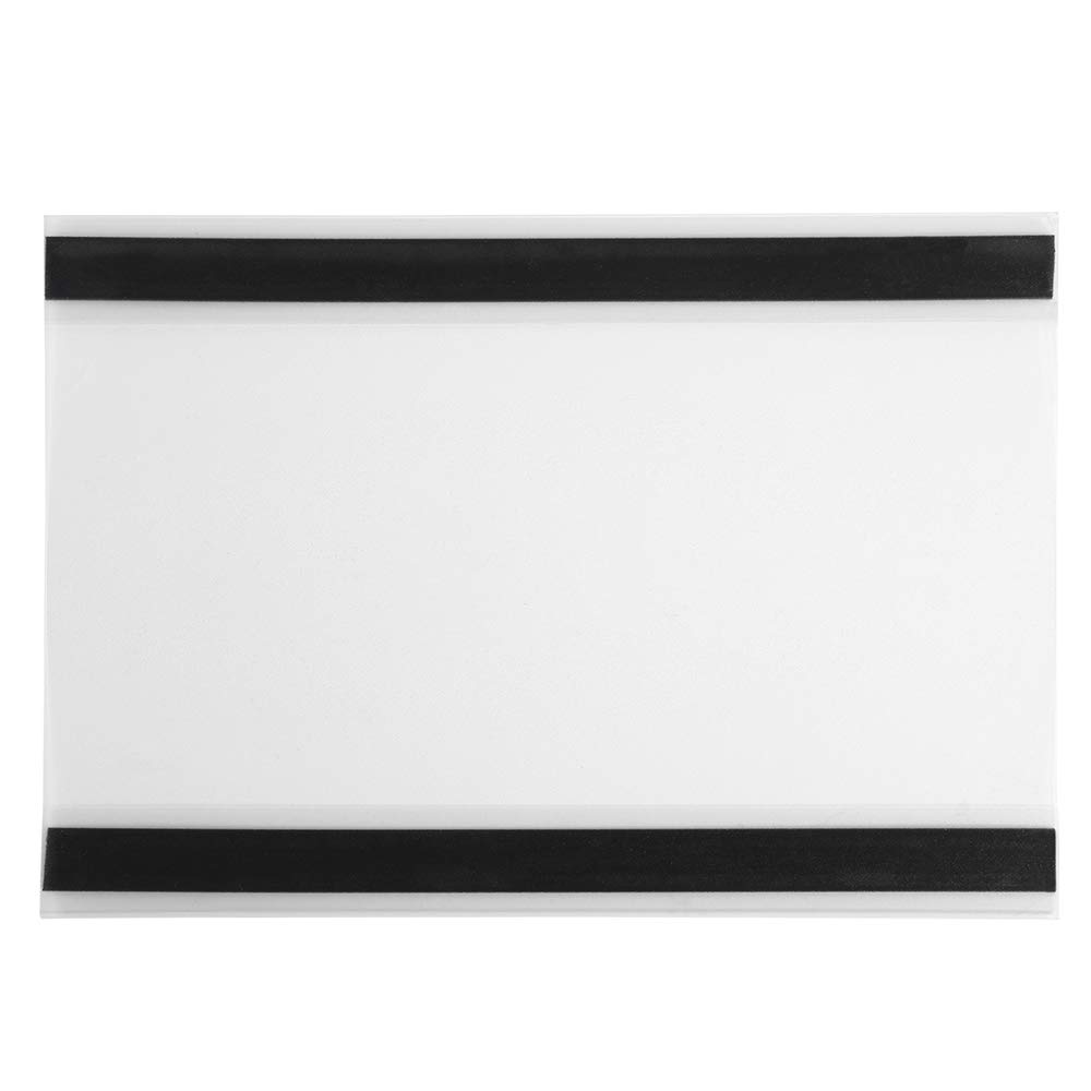 Zeigis - 10 Stück DIN A4 Sichttasche Querformat, magnetisch bruchfest | 10er Paket, leicht lesbar, Antireflex, einfacher Blattwechsel, Bruchfestes PVC, Indoor, langlebig, dezent, transparent