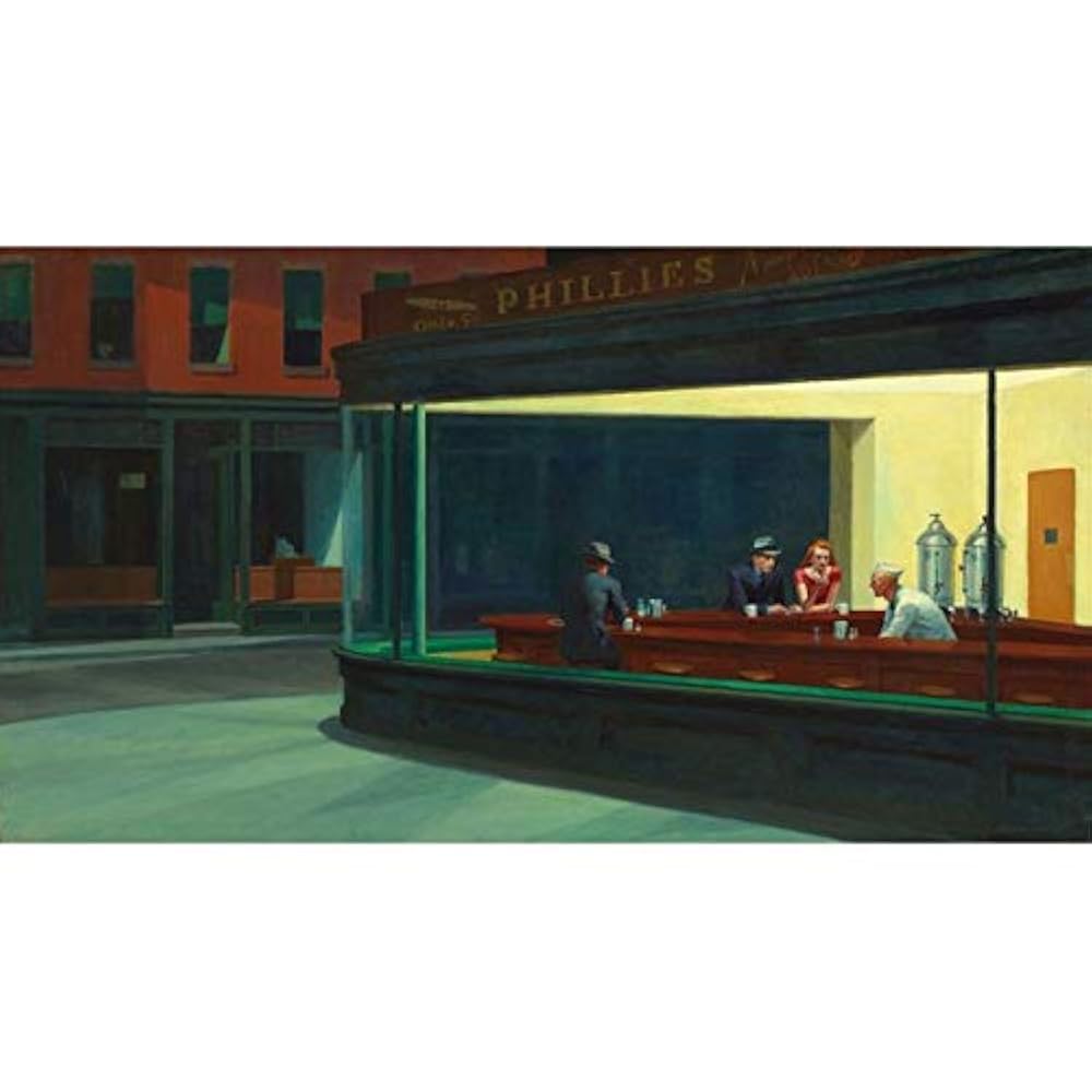 エドワードホッパー　＇ナイトホークス’ ナイトホークス (絵画) - Wikipedia